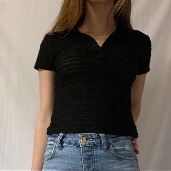 Semi-Sheer Crop Top - Picture 1 of 2